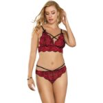 SUBBLIME – SET DOS PIEZAS TOP Y PANTIES ENCAJE L/XL