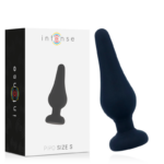 INTENSE – ANAL PLUG PIPO S SILICONE NEGRO 9.8 CM