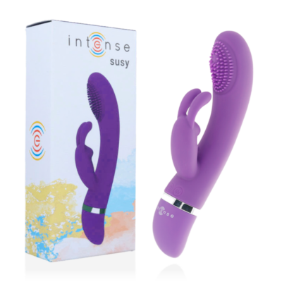 INTENSE – SUSY VIBRADOR OSCILANTE SILICONA RABBIT LILA