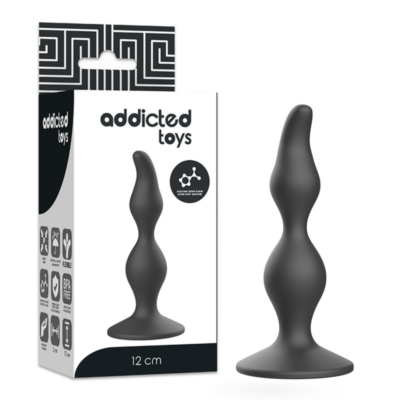 ADDICTED TOYS – ANAL SEXUAL PLUG 12 CM NEGRO