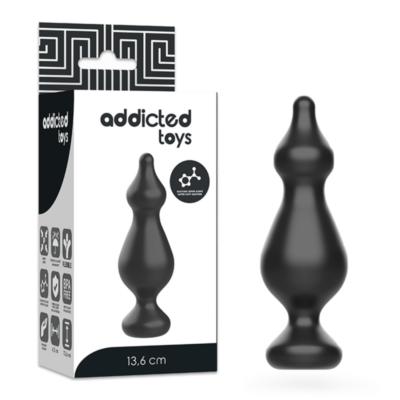 ADDICTED TOYS – ANAL SEXUAL PLUG 13.6 CM NEGRO