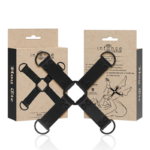 INTENSE – FETISH ENGANCHE MÚLTIPLE PARA MANOS Y PIES DE CUERO VEGANO