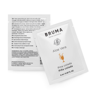 BRUMA – 6 ML GEL DESLIZANTE CON ALOE VERA SABOR A PIÑA COLADA