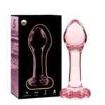 NEBULA SERIES BY IBIZA – MODELO 2 PLUG CRISTAL ROSA 11 CM -O- 3.5 CM