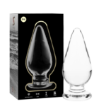 NEBULA SERIES BY IBIZA – MODELO 4 PLUG CRISTAL TRANSPARENTE 11 CM -O- 5 CM