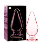 NEBULA SERIES BY IBIZA – MODELO 4 PLUG CRISTAL ROSA 11 CM -O- 5 CM