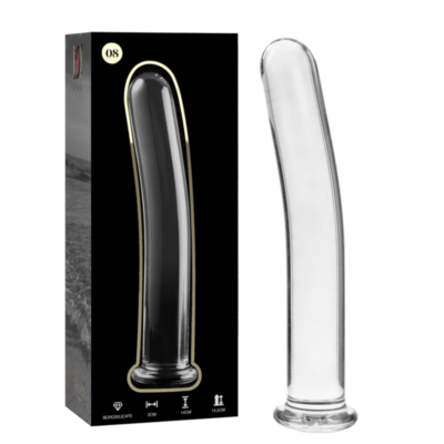NEBULA SERIES BY IBIZA – MODELO 8 DILDO CRISTAL TRANSPARENTE 14.5 CM -O- 2 CM