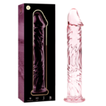 NEBULA SERIES BY IBIZA – MODELO 12 DILDO CRISTAL ROSA 17 CM -O- 3.5 CM