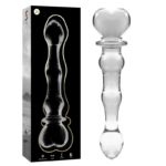 NEBULA SERIES BY IBIZA – MODELO 21 DILDO CRISTAL TRANSPARENTE 20.5 CM -O- 3.5 CM