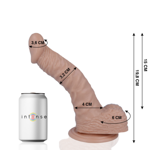 MR INTENSE – 18 PENE REALÍSTICO 19.8 CM -O- 3.2 CM