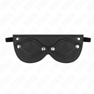 KINK – MÁSCARA DE POLIPIEL CON CUBIERTAS PARA OJOS DESMONTABLES 22 x 9 CM