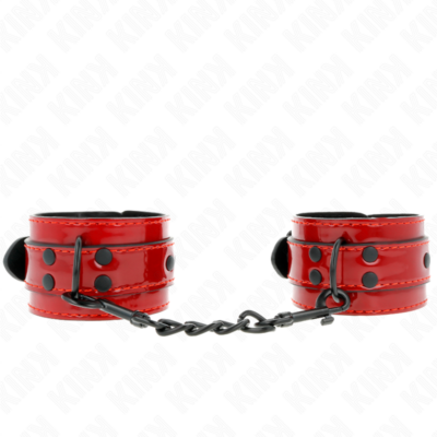 KINK – MUÑEQUERAS ROJO OSCURO 23 X 5 CM