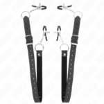 KINK – PINZAS PARA CLÍTORIS 4 ENGANCHES AJUSTABLE 34-48 CM