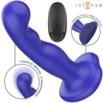 INTENSE – SHORTY VIBRADOR CON VENTOSA AZUL CONTROL REMOTO