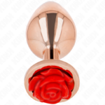 KINK – PLUG ANAL ORO ROSADO ROSA ROJA S