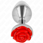 KINK – PLUG ANAL ROSA ROJA TALLA L
