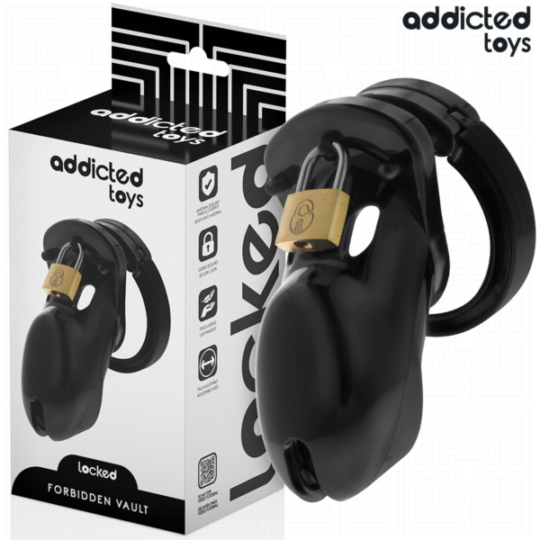 ADDICTED TOYS LOCKED – FORBIDDEN VAULT JAULA PARA PENE 10 CM