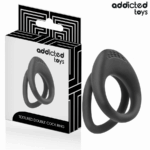 ADDICTED TOYS – ANILLO TEXTURIZADO DOBLE PARA EL PENE