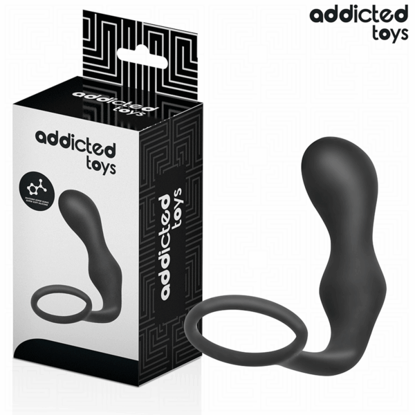 ADDICTED TOYS – PLUG ANAL CON ANILLO SILICONA MODELO 3