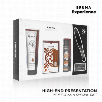 BRUMA XPERIENCE – KIT TENTACIÓN DULCE TARTA AMERICANA CON POTENCIADOR DE ORGASMOS
