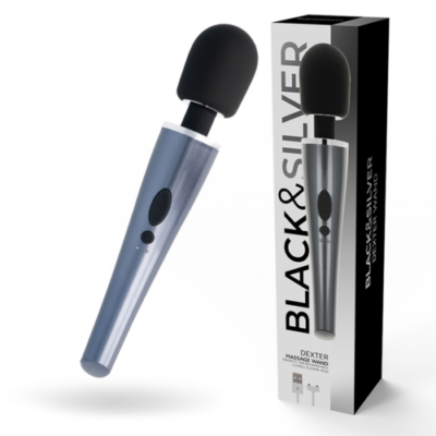 BLACK&SILVER – DEXTER MASSAGE WAND