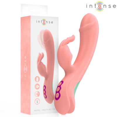 INTENSE – RACHEL VIBRADOR RABBIT 5 VIBRACIONES ROSA
