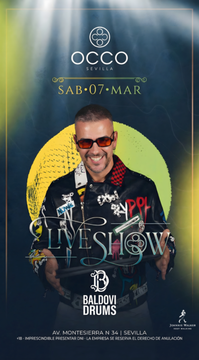 OCCO Sábado – Baldovi Drums Live Show