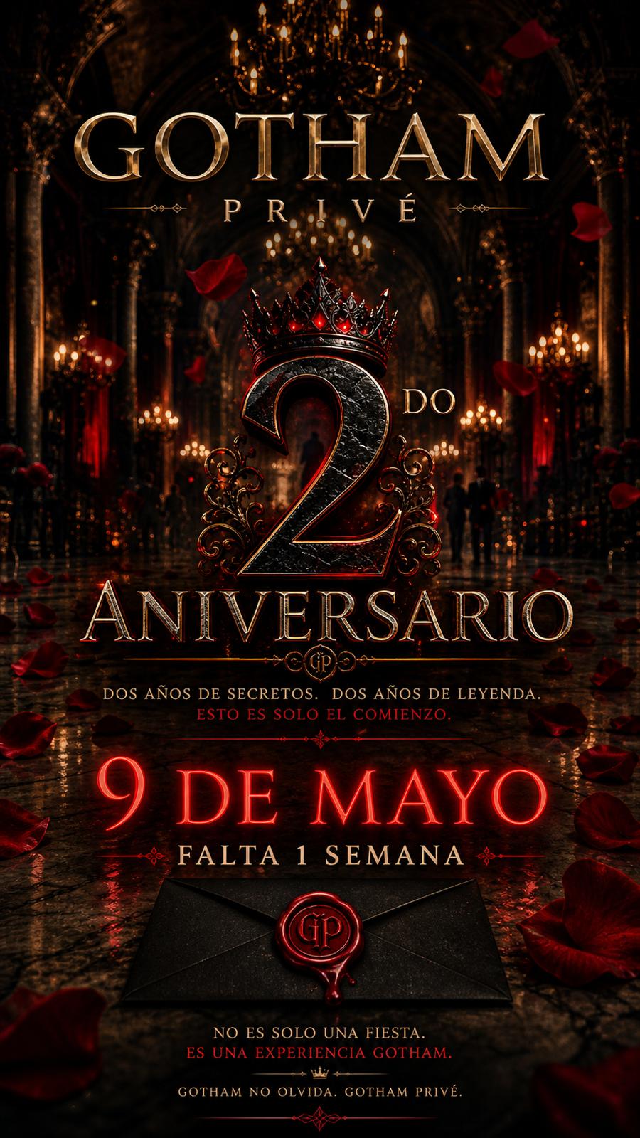 09 Mayo – GOTHAM PRIVÉ 2º ANIVERSARIO